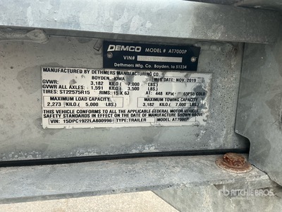 2020 Demco Remolque portacoches