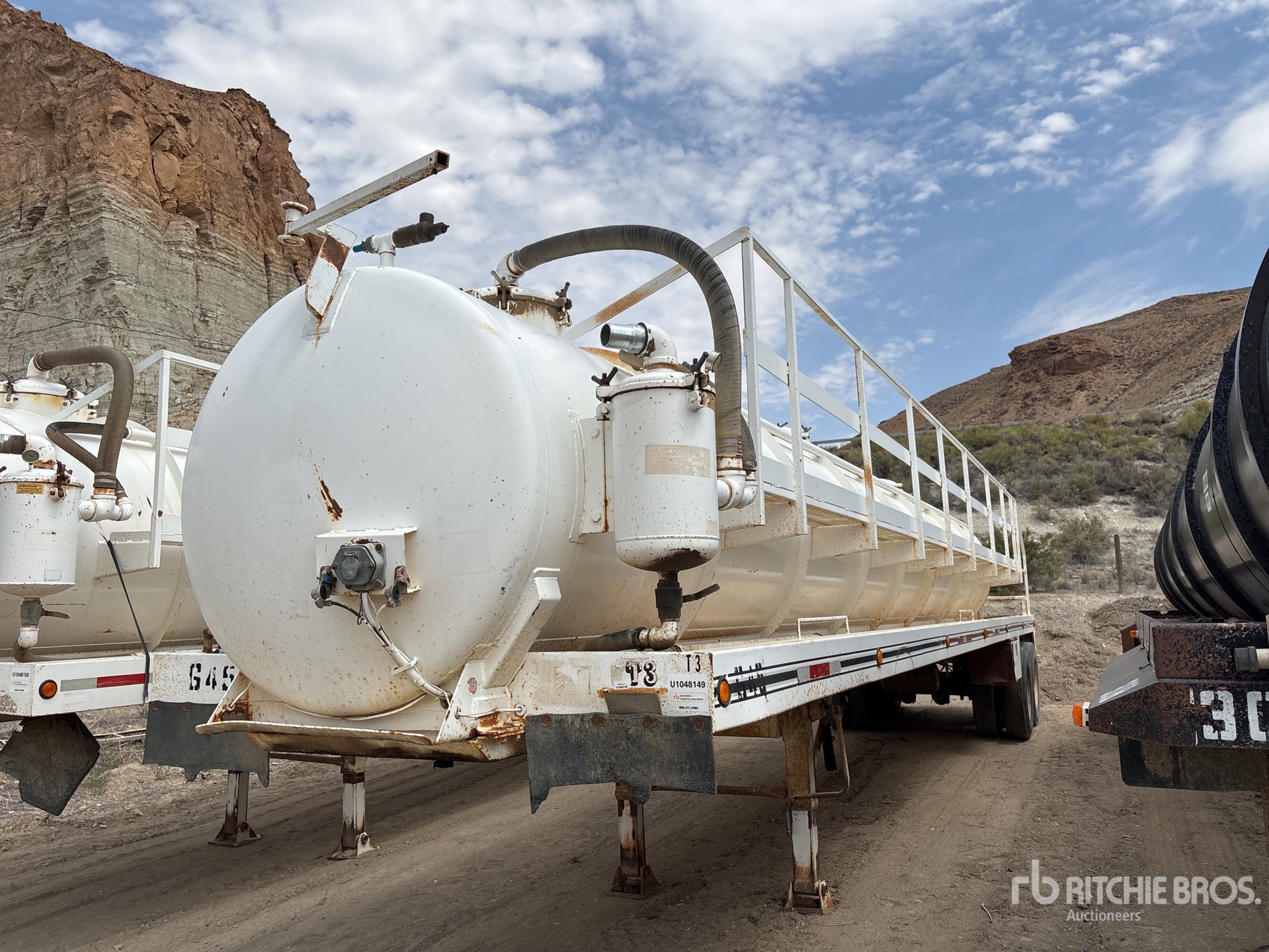 2008 Troxell 5460 gal T/A 130 BBL Vacuum Tanker Trailer