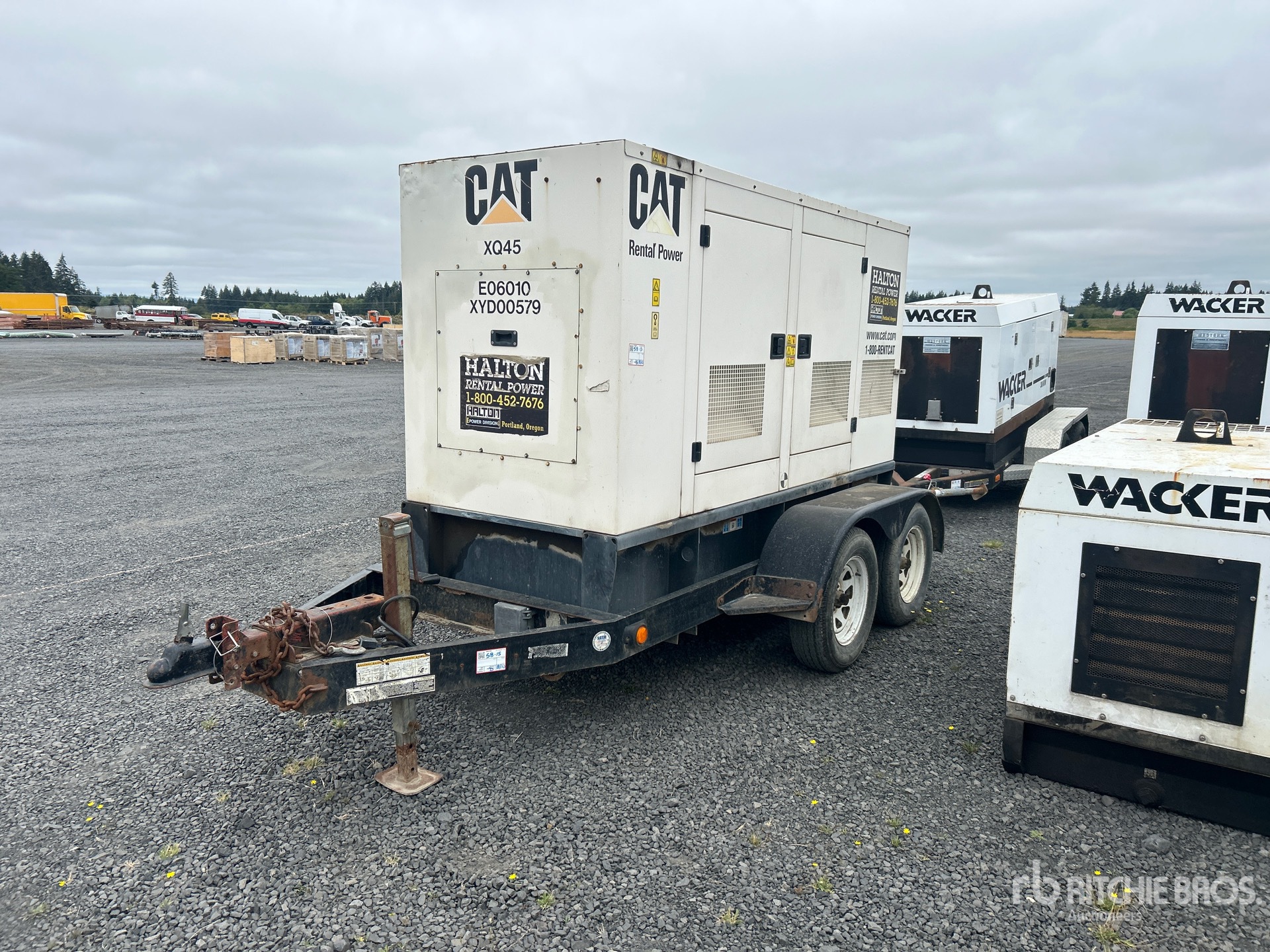 2006 Cat XQ45--2 45 kW Mobile Generator Set