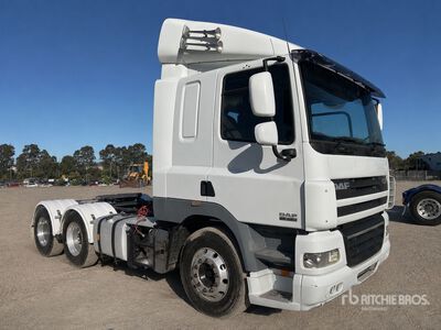 2017 DAF CF85.460 6x4 3- Achs Sattelzugmaschine mit Schlafkabine