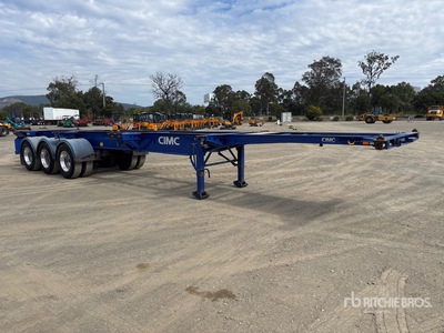2022 CIMC 12.2 m Tri/A B-Double Lead Containerchassis