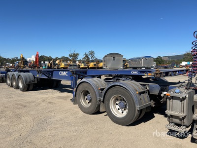 2022 CIMC 12.2 m Tri/A B-Double Lead Container Trailer