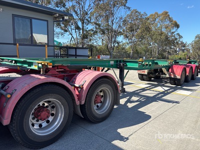 2017 MaxiTrans Tri/A B-Double Lead Container Trailer