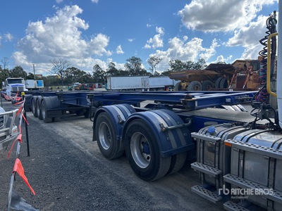 2022 Midland 12.2 m Tri/A B-Double Lead コンテナシャシー