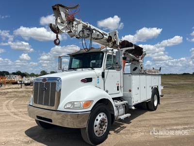 2015 Terex C4047 on 2016 Peterbilt 337 4x2 Digger Derrick Truck