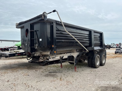 1998 Clement HL2228 22 ft T/A Frameless Demolition Tipping Trailer