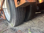 Trailer Chassis with Tire Condition