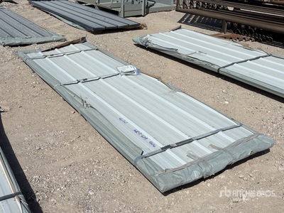 Quantity of (50) 2026 SKLP SK-XH50 3 Ft x 10 Ft Galvalume Steel Sheets (Unused)