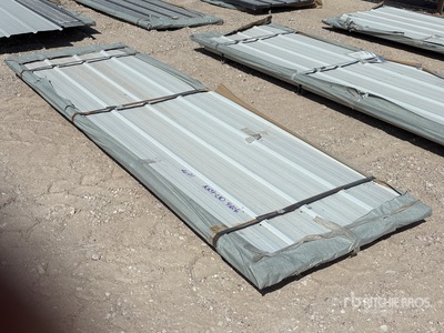 Quantity of (50) 2026 SKLP SK-XH50 3 Ft x 10 Ft Galvalume Steel Sheets (Unused)