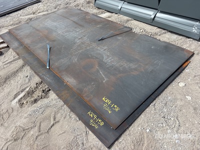 Quantity of (2) 2026 SKLP 5 ft x 10 ft (.4 in Thick) 鋼 (Unused)