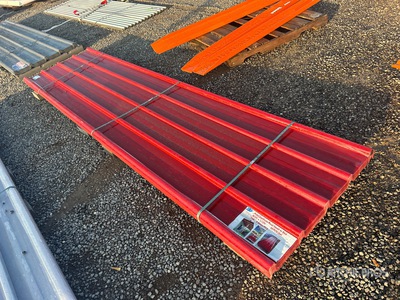 Quantity of (30) 12 ft x 3 ft Polycarbonate Roof Panels (Unused)
