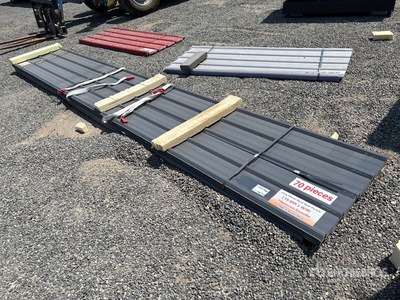 Quantity of (70) 20 ft x 3 ft Corrugated Tin (Unused)