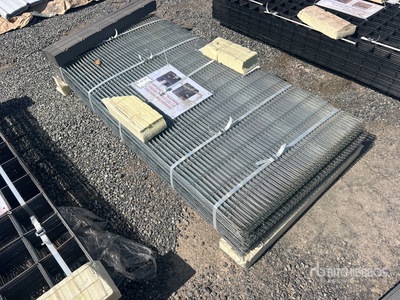 Quantity of (50) 3 ft x 6 ft Metal Steel Wire Mesh Sheet (Unused)