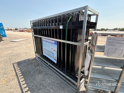 Quantity of (18) 10 ft x 7 ft 6 in Galvanized Steel Clôture (Unused)