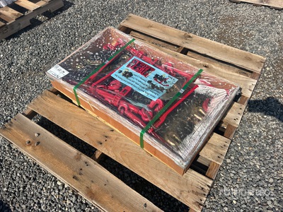 Quantity of (5) 20 ft Heavy-Duty Chain Sets (Unused)