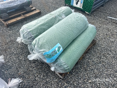 3.3 ft, 49.2 ft Artificial Grass Turf Drainage Holes with Rubber Backing
