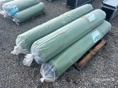 6.6 ft, 49.2 ft Artificial Grass Turf Drainage Holes with Rubber Backing