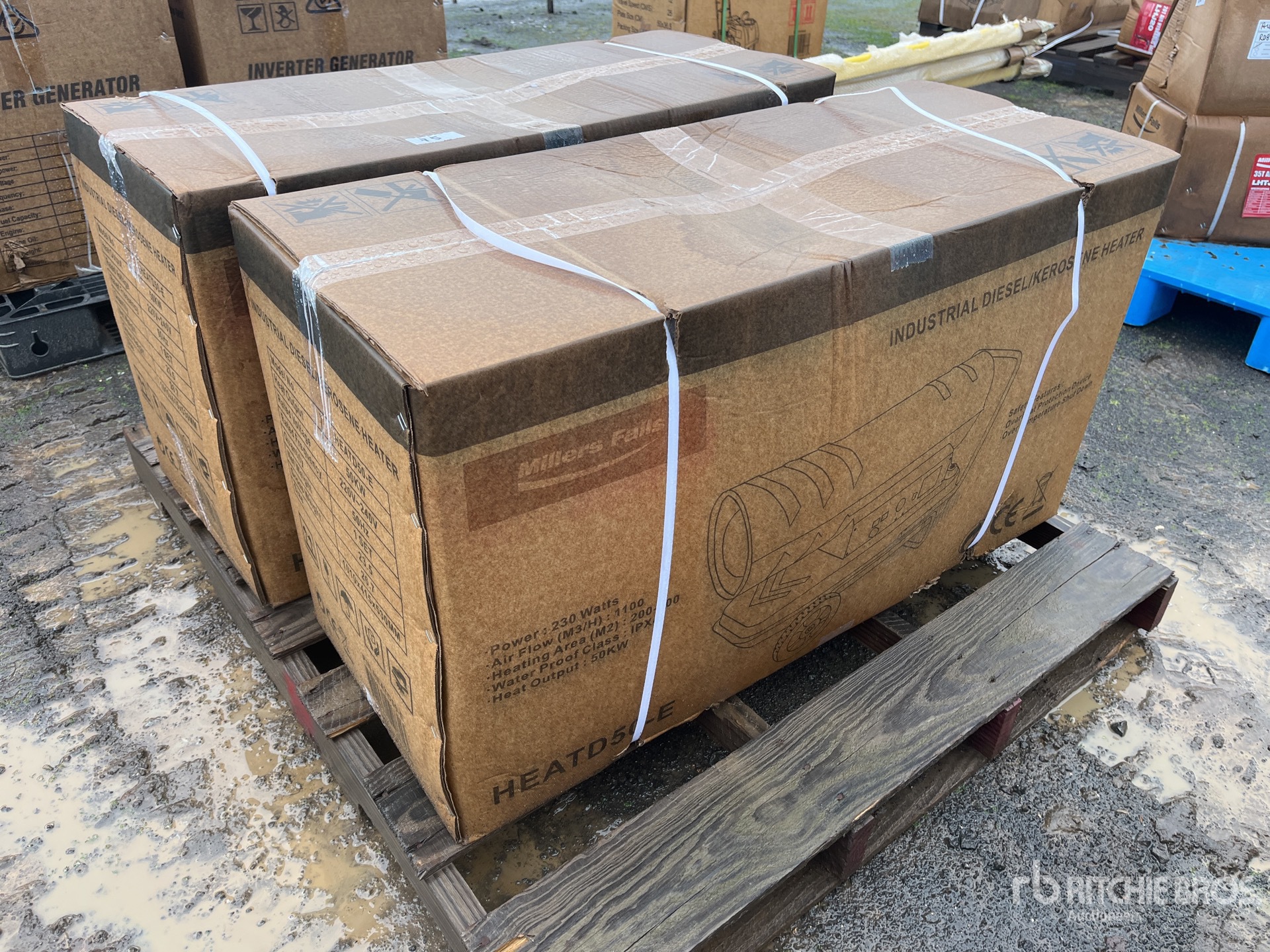 Quantity of (2) Multiquip Space Heater (Unused)