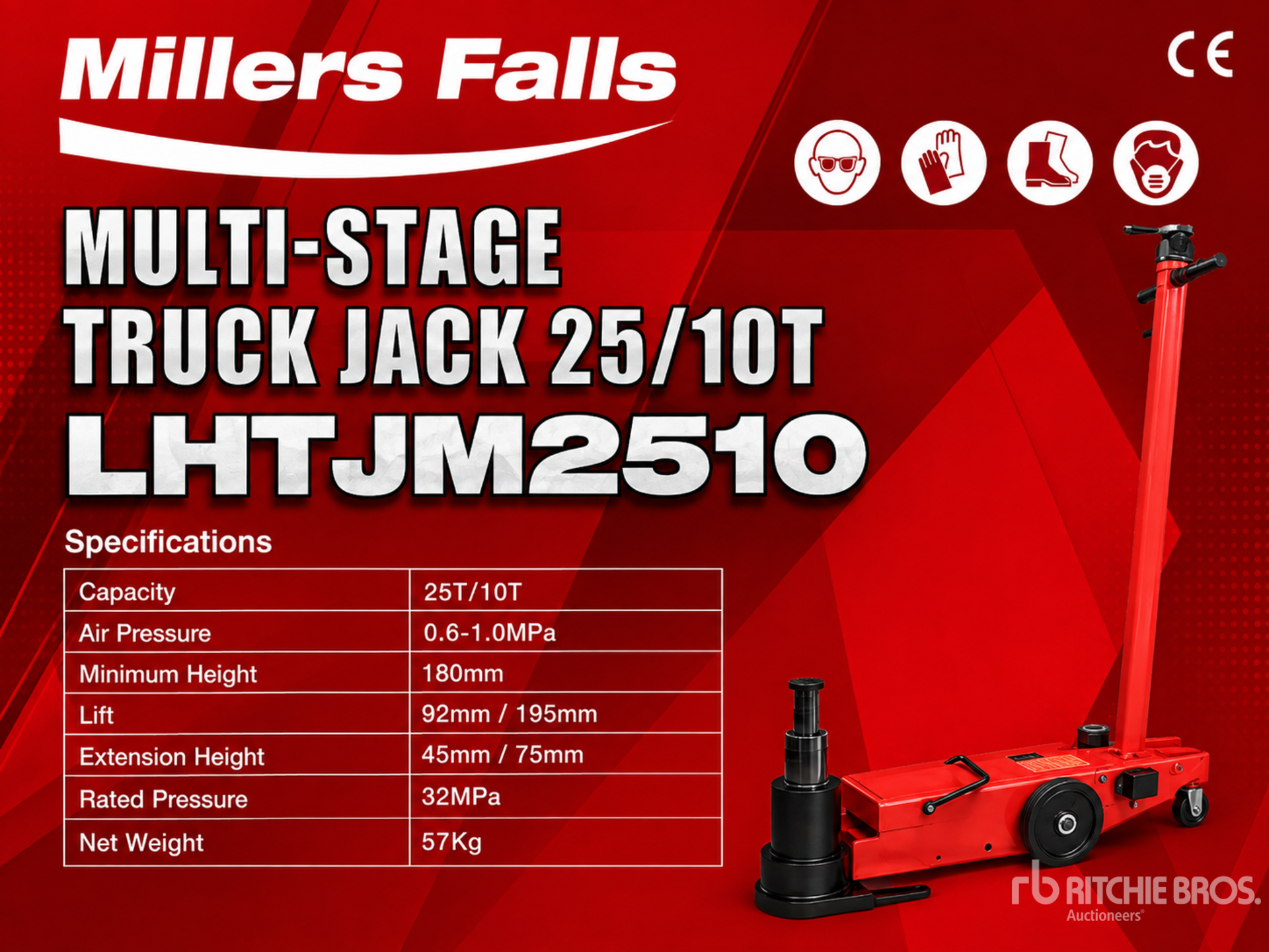 Multiquip 25 Ton Truck Jack (Unused)