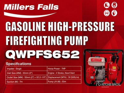 Quantity of (2) Multiquip 2" Firefighter Water Pump (Unused)
