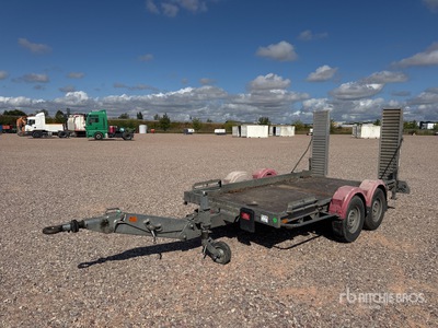 Hubiere TPG352R Remorque 2 Essieux T/A Equipment Trailer
