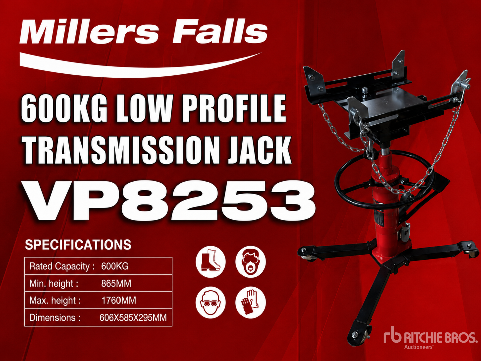 Quantity of (2) Multiquip 600 kg 2-Stage Transmission Jack (Unused)