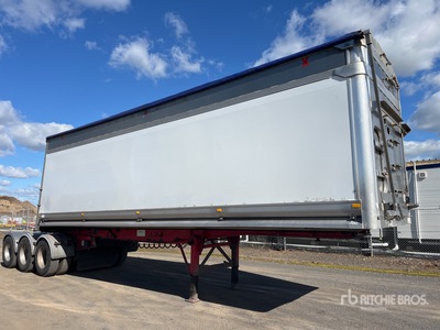 2012 Barry Stoodley 9.1 m Tri/A B-Double Lead Sliding Tipping Trailer