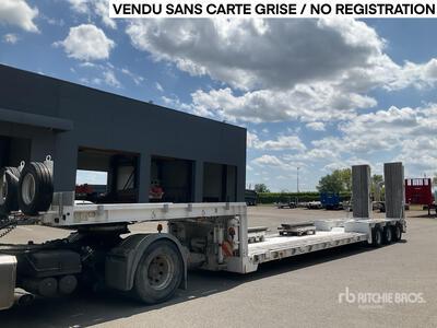 1995 Goldhoffer STZ-TL 3-31/80 48 ton Tri/A Semi-Remorque Porte-Engin Lowboy Trailer