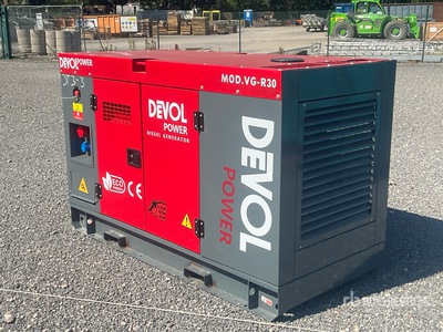 2026 Devol VG-R30 30 kW Generator Set (Unused)