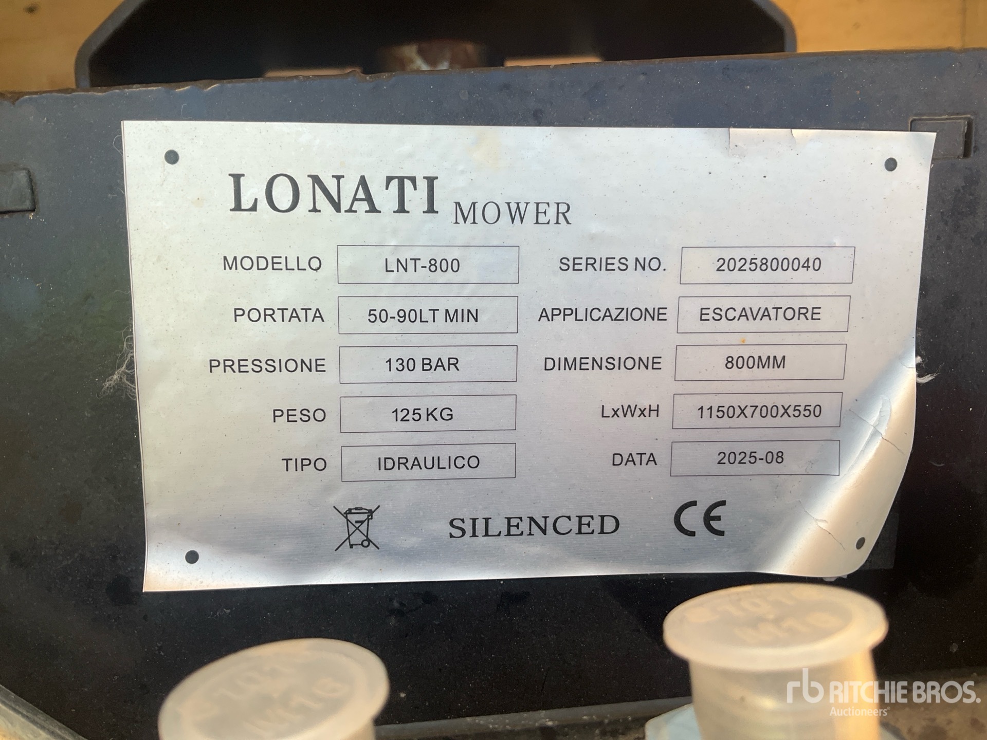 2025 Lonati LNT-800 Mulcher Attachment (Unused)