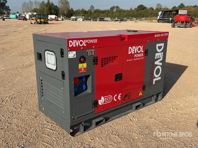 2026 Devol VG-R30 Skid-Mounted 30 kW Generator Set (Unused)
