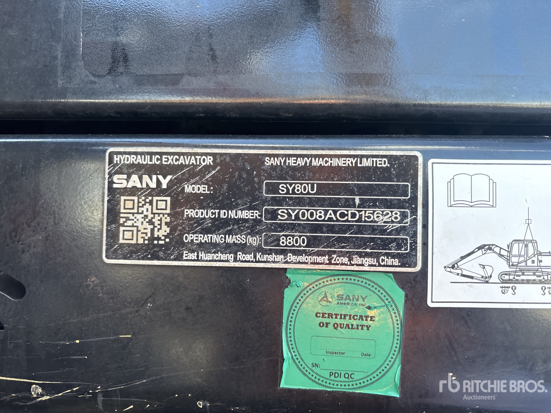 2024 Sany SY80U Mini Excavator