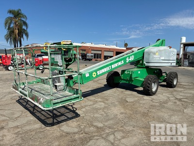 2017 Genie S40 4WD Dual Fuel Piattaforma monobraccio