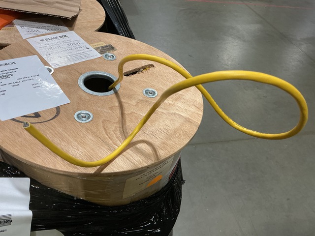 (24) Rolls of Black Box EVNSL0614A-1000 Cat 6 Bulk Cable