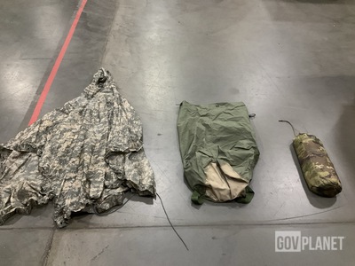 (101) Duffel Bags, (29) Wet Weather Ponchos & Assorted Items