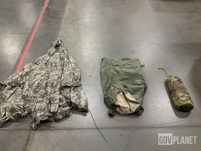 (101) Duffel Bags, (29) Wet Weather Ponchos & Assorted Items