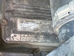 Engine with Emission Label