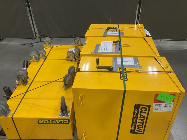 (3) Clayton DM-104 Air Powered HEPA Vacuums
