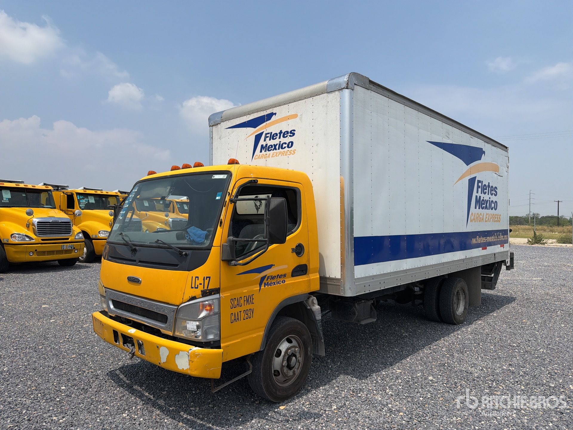 2017 Freightliner FL360 Moving Camion con Caja Seca / Van Truck