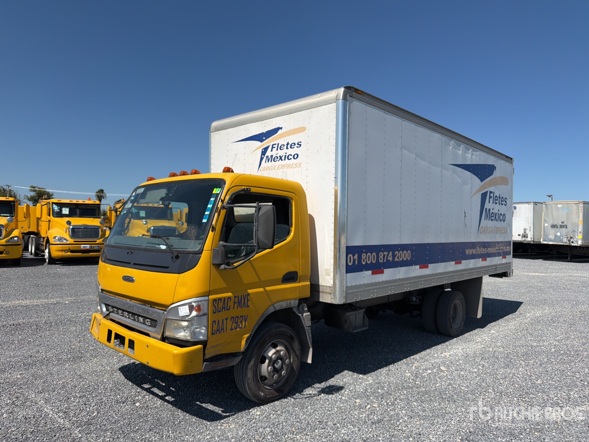 2017 Freightliner FL360 4x2 Moving Camion con Caja Seca / Van Truck