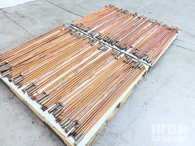 Quantity of (100) 3 ft. Grounding Rods معدات توزيع كهربائي (Unused)