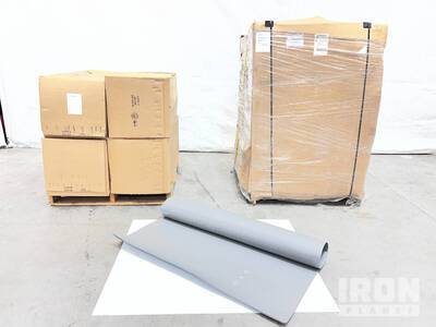 Quantity of (10) Rolls of 48 in x 60 ft Foam Rubber Flooring Mats (Unused)