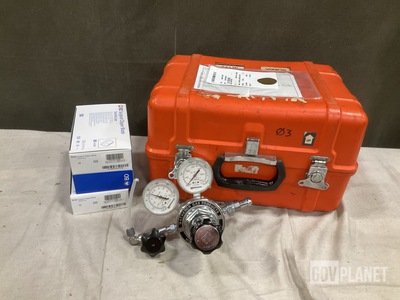 (1) Total Station, (1) Pressure Gauge & Assorted Items