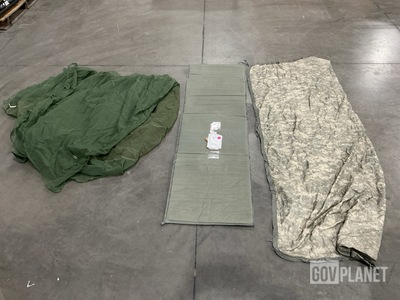 (74) Self-Inflating Sleeping Mats, (9) Poncho Liners & Assorted Items