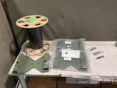 (4) Plate Spacers, (4) Latches, (2) Cable Reels & Assorted Items