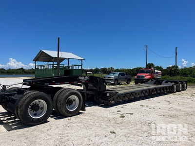 1999 Trail King TK110HDG533 100000 lb Tri/A Beam Removable Gooseneck 275/70R22.5 Tire Size. Aluminum Outer Wheels Rimorchio ribassato