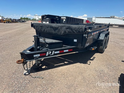 2021 PJ Trailer DL142 14 ft T/A Remorque à Benne Utilitaire