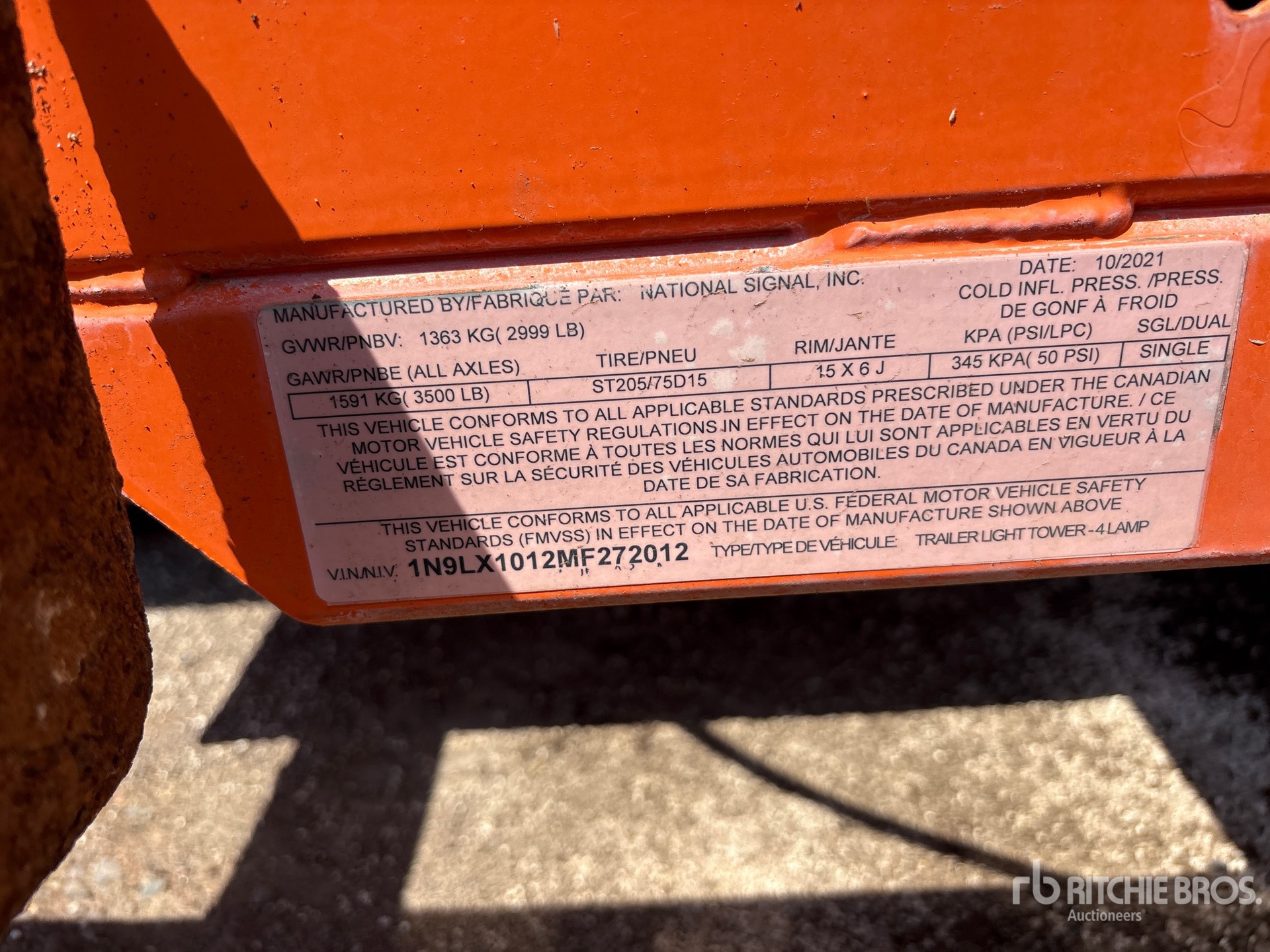 2021 National Sunray LTS-160 Solar Light Tower