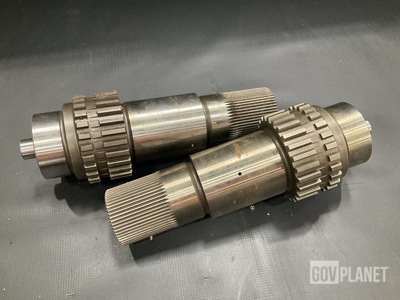 (2) Oshkosh Defense 3834665 Helical Gear & Shaft Assemblies