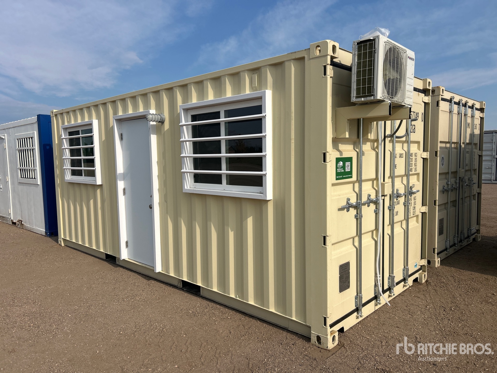 2026 20 ft x 8 ft Skid-Mounted Storage Container Mobile Office (Unused)